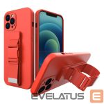 Tagakaaned Hurtel  Rope case gel case with a lanyard chain handbag lanyard iPhone 11 Pro Max red 
