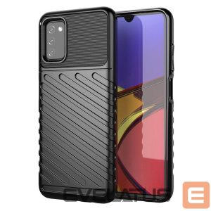 Tagakaaned Hurtel  Thunder Case Flexible Tough Rugged Cover TPU Case for Samsung Galaxy A03s black 