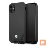 Tagakaaned BMW  BMW Leather Perforate Case for iPhone 11 / Xr - Black 
