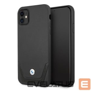 Tagakaaned BMW  BMW Leather Perforate Case for iPhone 11 / Xr - Black 