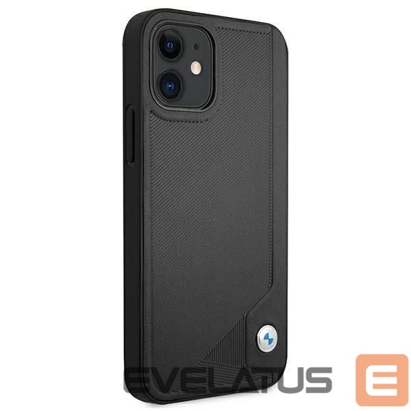 Tagakaaned BMW BMW Leather Deboss case for iPhone 12 mini - black