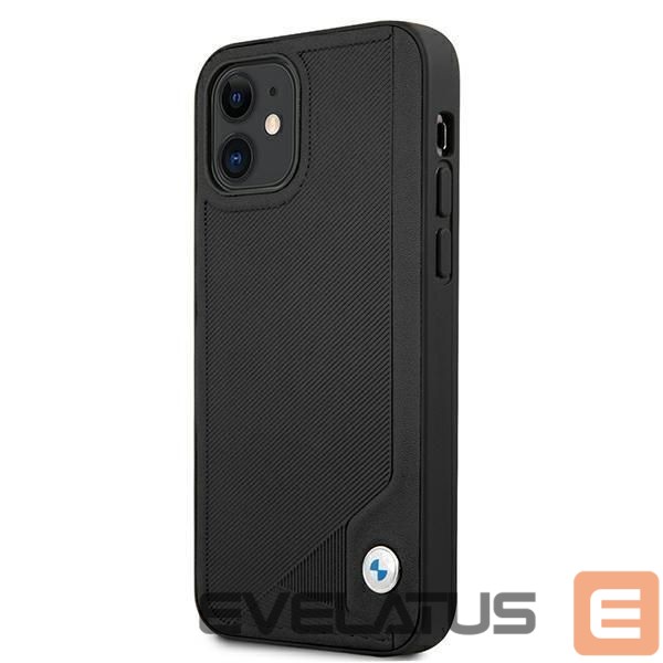 Tagakaaned BMW BMW Leather Deboss case for iPhone 12 mini - black