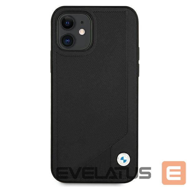 Tagakaaned BMW BMW Leather Deboss case for iPhone 12 mini - black