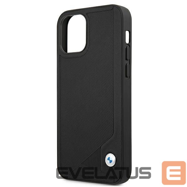 Tagakaaned BMW BMW Leather Deboss case for iPhone 12 mini - black