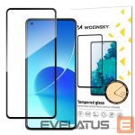 Kaitseklaasid Wozinsky  Wozinsky Tempered Glass Full Glue Super Tough Screen Protector Full Coveraged with Frame Case Friendly for Oppo Reno6 4G black 