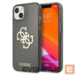 Tagakaaned Guess  Guess GUHCP13SPCUGL4GBK iPhone 13 mini 5.4" black/black hard case Glitter 4G Big Logo 