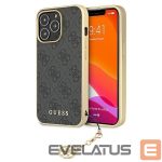 Tagakaaned Guess  Guess GUHCP13XGF4GGR iPhone 13 Pro Max 6.7" grey/grey hardcase 4G Charms Collection 