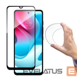 Kaitseklaasid Hurtel  Full Cover Flexi Nano Glass Film Tempered Glass with Moto G60s Frame 