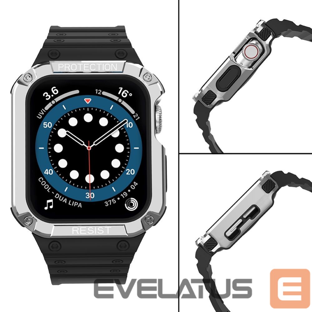 Tagakaaned Hurtel Black || Silver