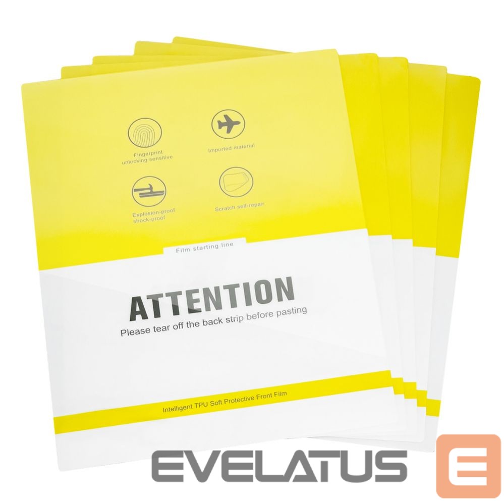Kaitsekile Hurtel 20 pcs. Hydrogel foil for the tablet, self-healing for cutting with a plotter (29 cm x 22.5 cm)