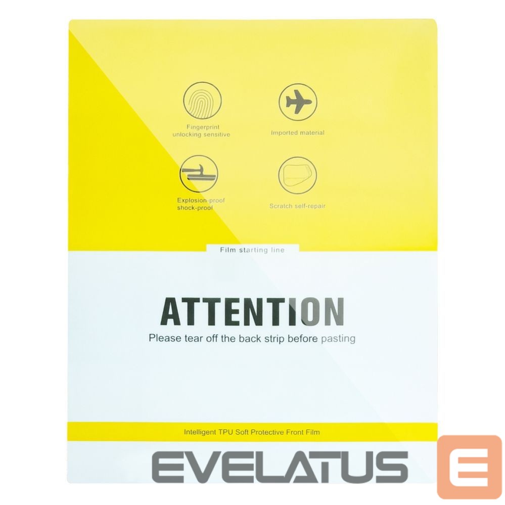 Kaitsekile Hurtel 20 pcs. Hydrogel foil for the tablet, self-healing for cutting with a plotter (29 cm x 22.5 cm)