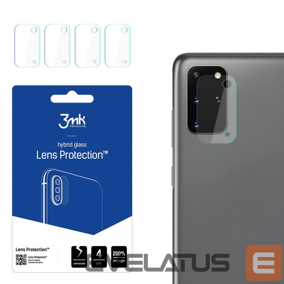 Kaitseklaasid 3MK Samsung Galaxy S20 Plus 5G - 3mk Lens Protection