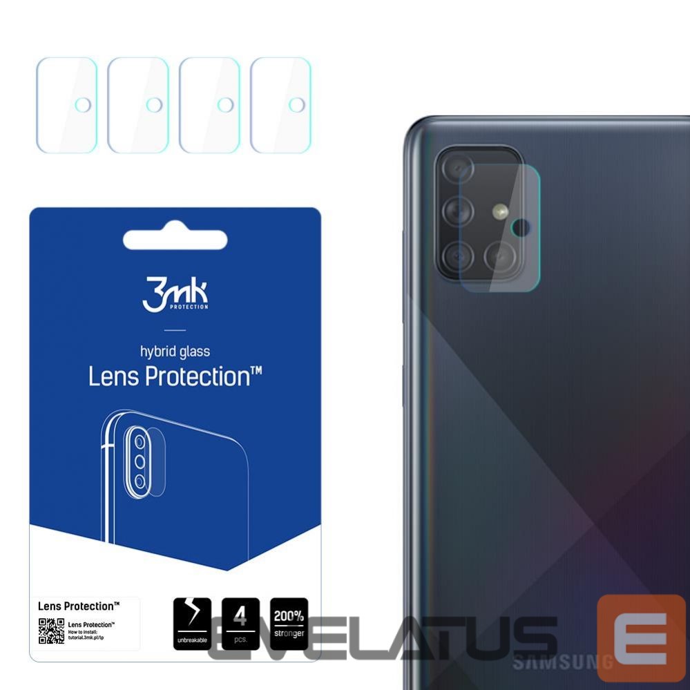 Kaitseklaasid 3MK Samsung Galaxy A71 4G - 3mk Lens Protection