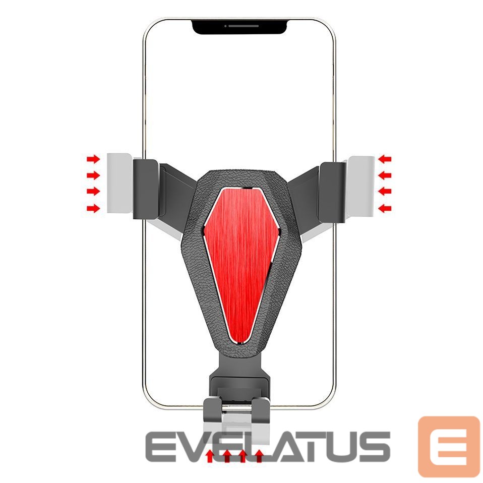 Automaatne hoidja Hurtel Gravity smartphone car holder, silver (YC07)