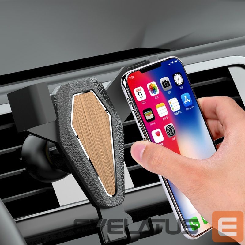 Automaatne hoidja Hurtel Gravity smartphone car holder, silver (YC07)