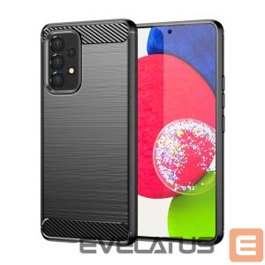 Tagakaaned Hurtel - Carbon Case Flexible Cover Sleeve for Samsung Galaxy A53 5G black 