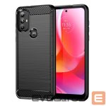 Tagakaaned Hurtel  Carbon Case Flexible case cover Motorola Moto G Power 2022 black 
