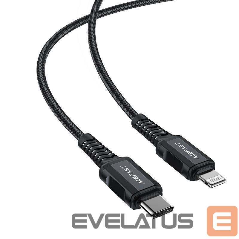 Kaabel Acefast Acefast C4-01 Lightning - USB-C PD cable 30W 3A 480Mb/s 1.8m - black