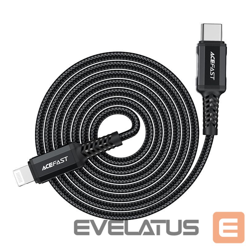 Kaabel Acefast Acefast C4-01 Lightning - USB-C PD cable 30W 3A 480Mb/s 1.8m - black