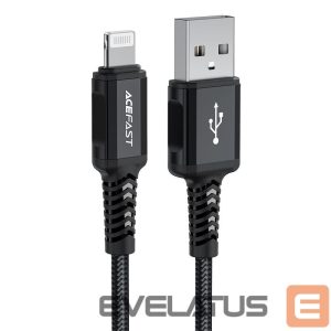 Kaabel Acefast  Acefast MFI USB - Lightning cable 1.8m, 2.4A black (C4-02 A Black) 