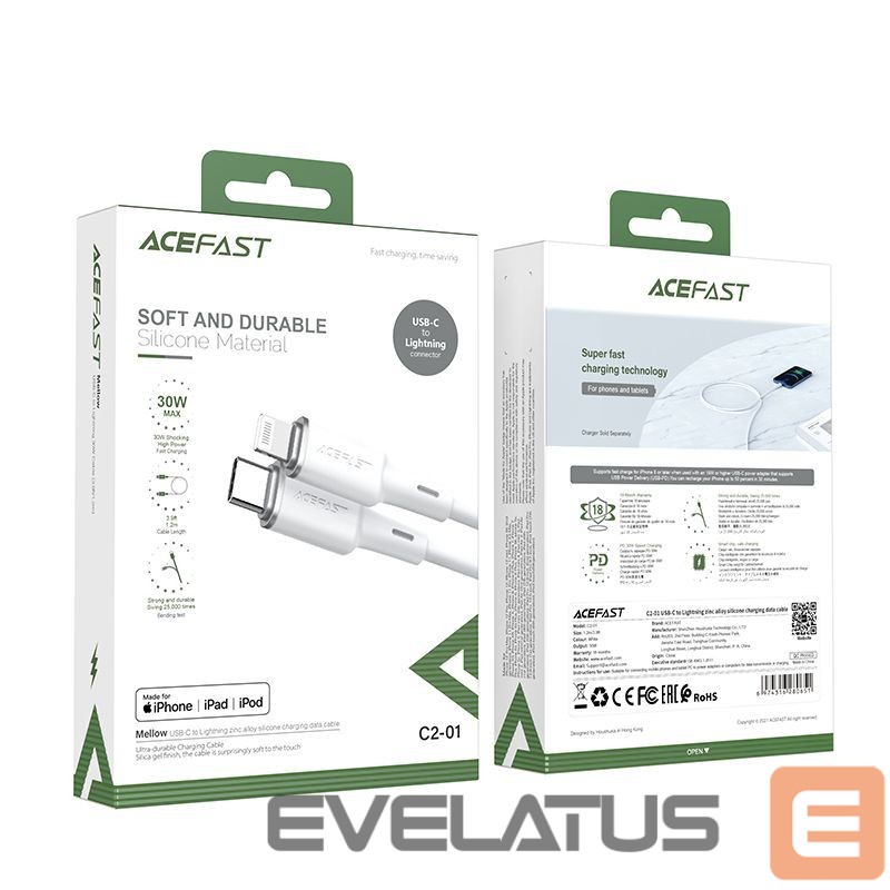Kaabel Acefast 1.2 m \ Black