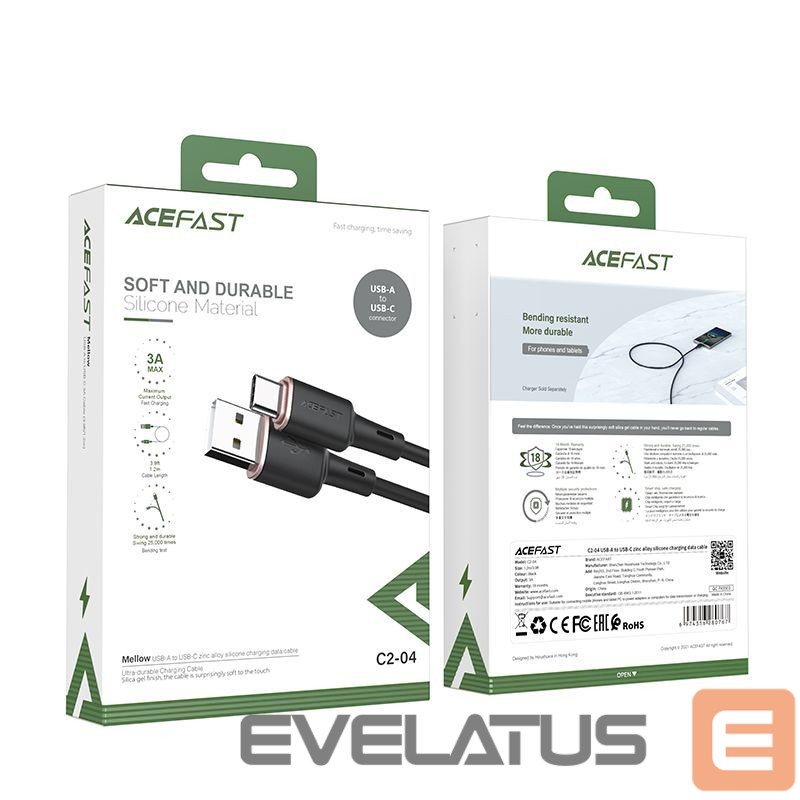 Kaabel Acefast 1.2 m \ Black