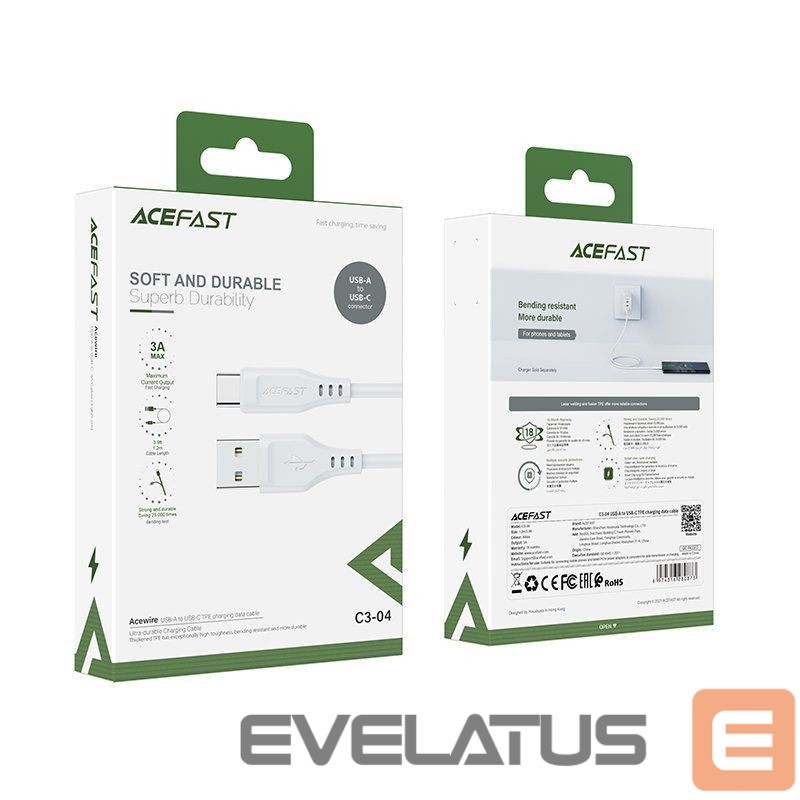 Kaabel Acefast 1.2 m \ White