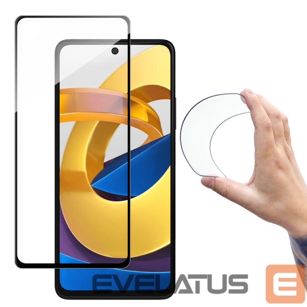 Kaitseklaasid Wozinsky Wozinsky Full Cover Flexi Nano Glass Film Tempered Glass With Frame Xiaomi Poco M4 Pro 5G Transparent