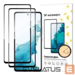 Kaitseklaasid Wozinsky  Wozinsky 2x Set Super Tough Full Glue Tempered Glass Full Screen with Frame Case Friendly Samsung Galaxy A53 5G Black 