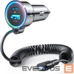 Autolaadijad Joyroom  USB-A (female) || USB-C (męski) || USB-C (female) 