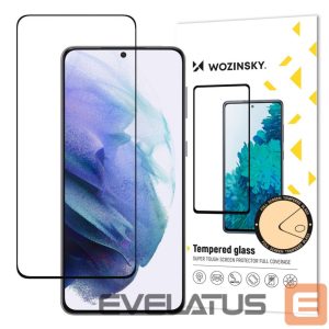Kaitseklaasid Wozinsky  Wozinsky super durable Full Glue tempered glass full screen with frame Case Friendly Samsung Galaxy S22 black 