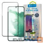 Kaitseklaasid Bestsuit - Bestsuit 3D Edge Nano Flexi Glass Glass Film Full Screen Tempered Glass With Frame For Samsung Galaxy S22 + (S22 Plus) Transparent 