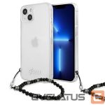 Tagakaaned Guess  Guess GUHCP13MKPSBK iPhone 13 6.1" Transparent hardcase Black Pearl 