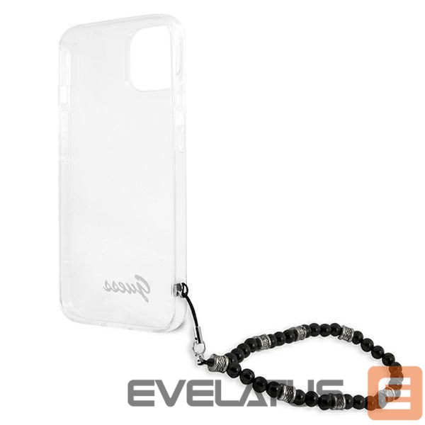 Tagakaaned Guess Guess GUHCP13SKPSBK iPhone 13 mini 5.4" Transparent hardcase Black Pearl
