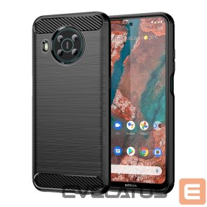 Tagakaaned Hurtel  Carbon Case Flexible cover for Nokia X100 black 