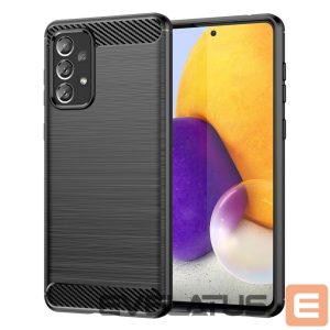 Tagakaaned Hurtel  Carbon Case Flexible TPU cover for Samsung Galaxy A73 black 