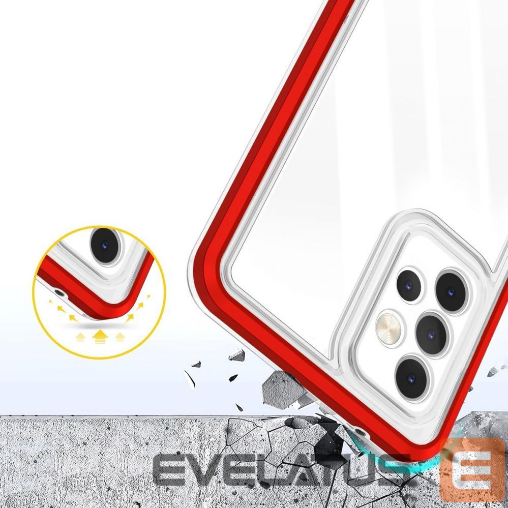 Tagakaaned Hurtel Transparent || Red