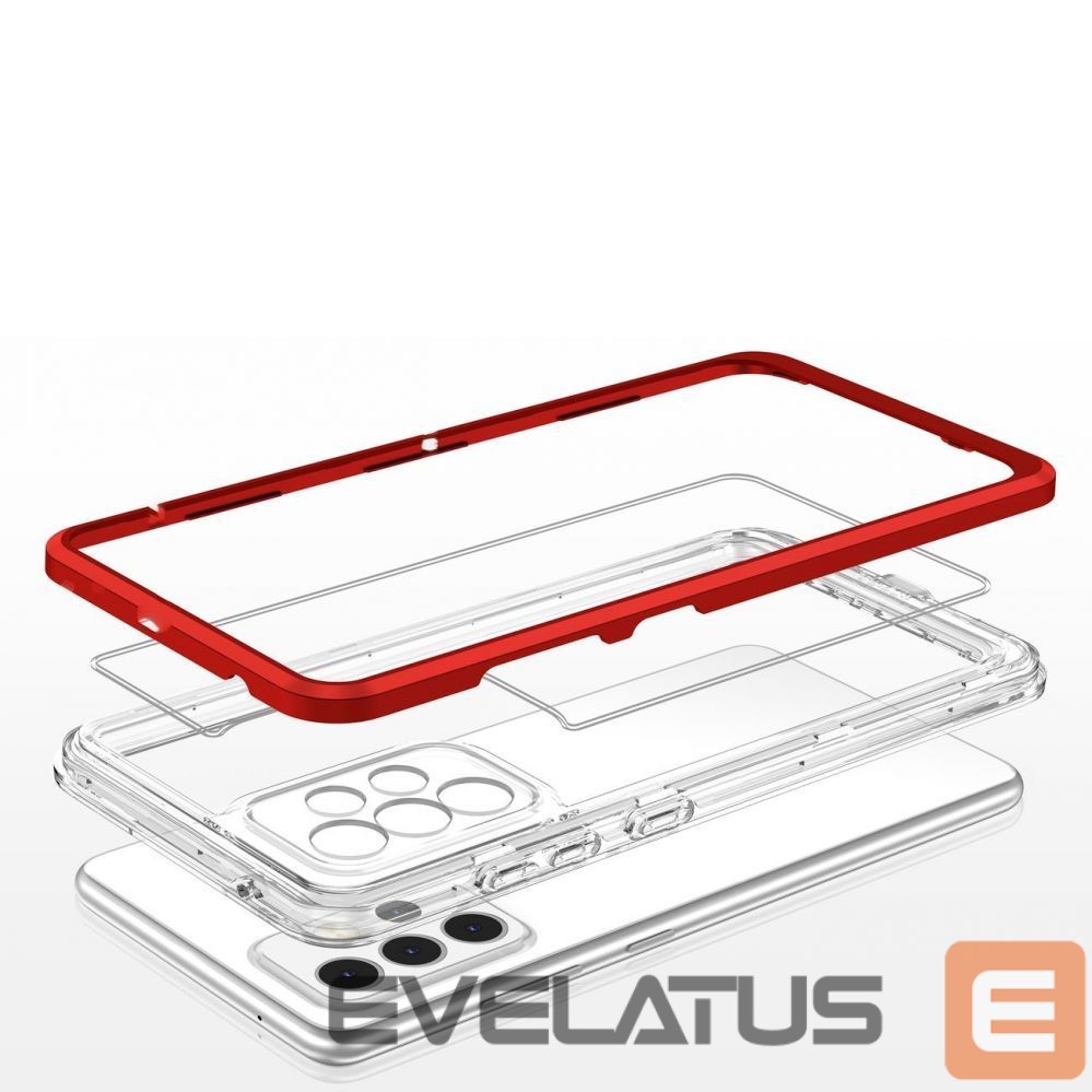 Tagakaaned Hurtel Transparent || Red