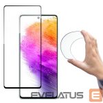 Kaitseklaasid Wozinsky  Wozinsky Full Cover Flexi Nano glass film tempered glass with a frame for Samsung Galaxy A73 transparent 