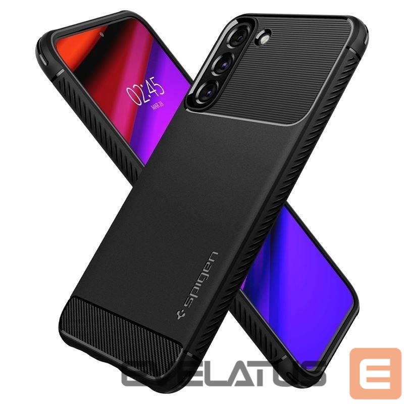 Tagakaaned Spigen Spigen Rugged Armor Case for Samsung Galaxy S22 - Matte Black