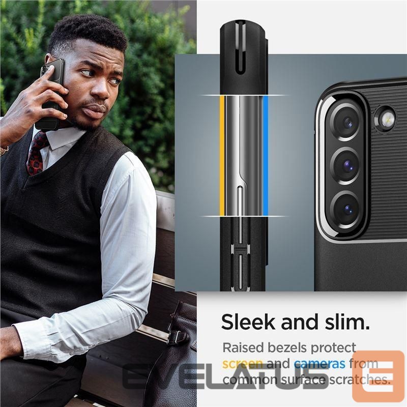 Tagakaaned Spigen Spigen Rugged Armor Case for Samsung Galaxy S22 - Matte Black