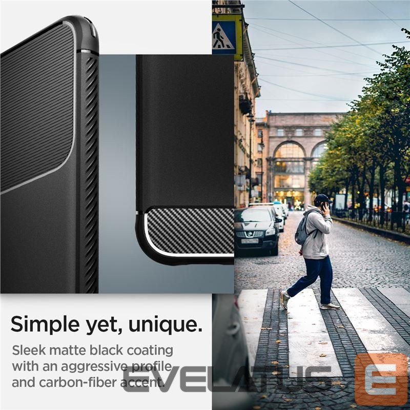 Tagakaaned Spigen Spigen Rugged Armor Case for Samsung Galaxy S22 - Matte Black