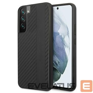 Tagakaaned Mercedes-Benz  AMG Carbon Stripe&Embossed Case for Samsung Galaxy S22+ - Black 