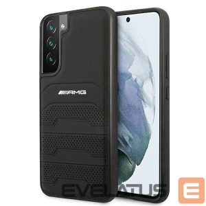 Tagakaaned Mercedes-Benz  AMG Leather Debossed Lines case for Samsung Galaxy S22+ - black 