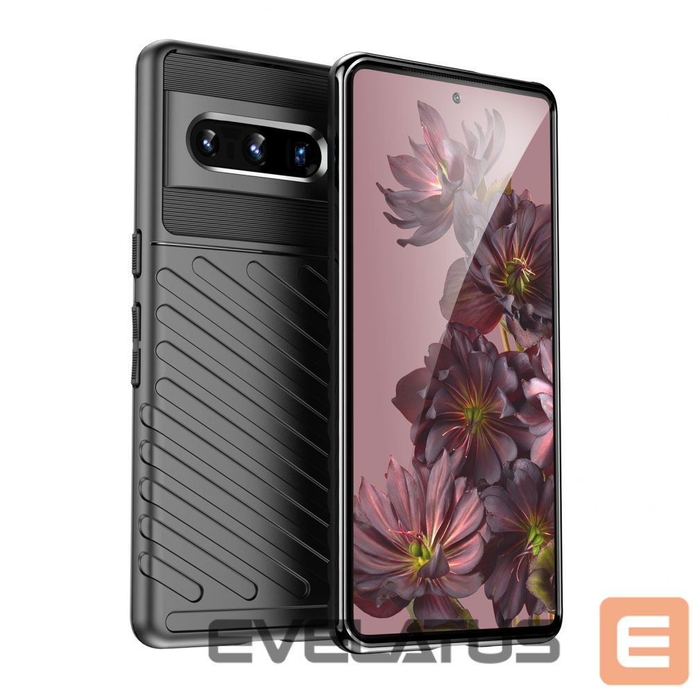 Tagakaaned Hurtel Thunder Case flexible armored cover for Google Pixel 7 Pro black