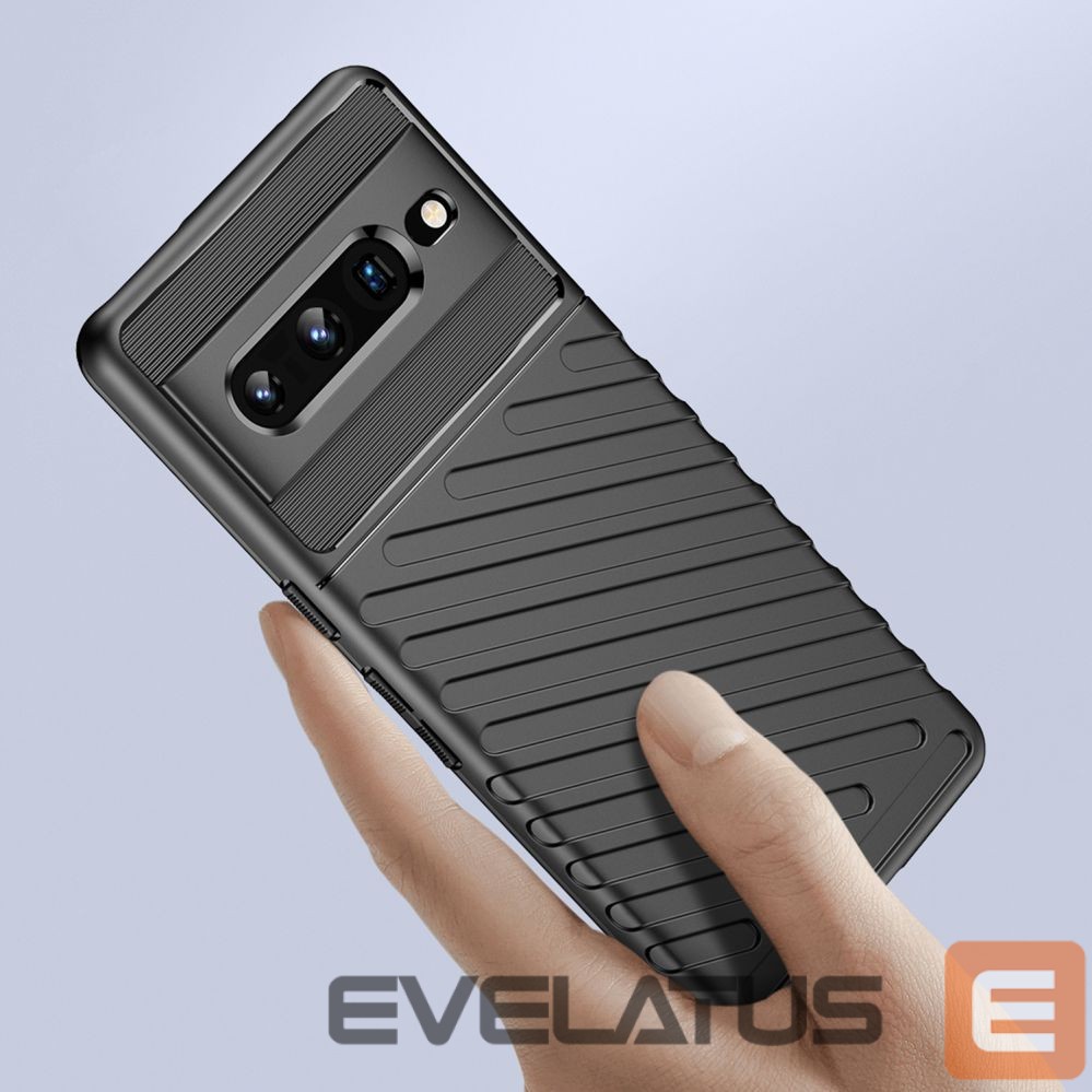 Tagakaaned Hurtel Thunder Case flexible armored cover for Google Pixel 7 Pro black