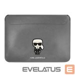 Tagakaaned Karl Lagerfeld  Karl Lagerfeld Saffiano Ikonik Karl case for a 13-14" laptop - silver 