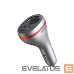 Autolaadijad Ugreen  USB Type C / USB QC PD 24W car charger with 12V cigarette lighter socket silver (CD204) 