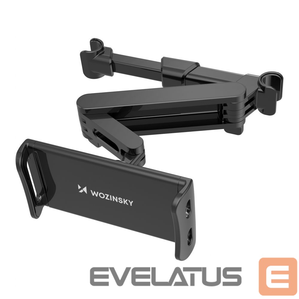 Automaatne hoidja Wozinsky Wozinsky Adjustable Headrest Holder for Tablet or Phone Black (WTHBK3)