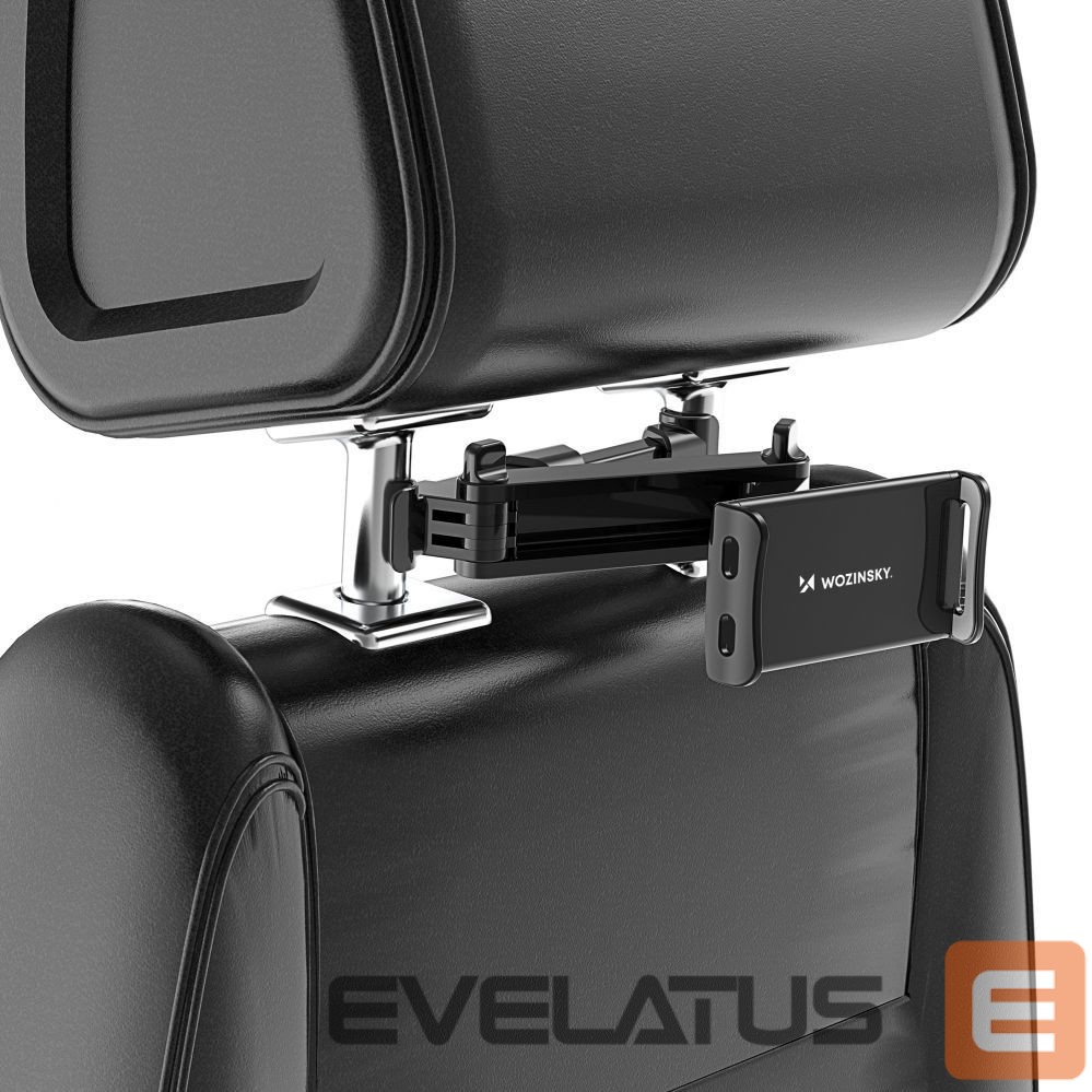 Automaatne hoidja Wozinsky Wozinsky Adjustable Headrest Holder for Tablet or Phone Black (WTHBK3)